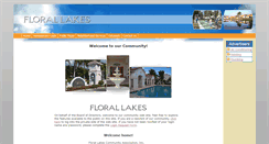 Desktop Screenshot of myflorallakes.com