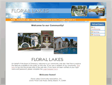 Tablet Screenshot of myflorallakes.com